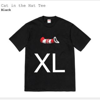 シュプリーム(Supreme)のSupreme 18AW cat in the hat tee black XL(Tシャツ/カットソー(半袖/袖なし))