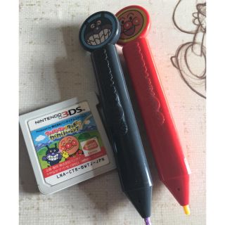 ニンテンドー3DS(ニンテンドー3DS)のアンパンマンとタッチでワクワクトレーニング(携帯用ゲームソフト)