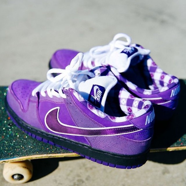 28cm NIKE sb purple lobster concepts