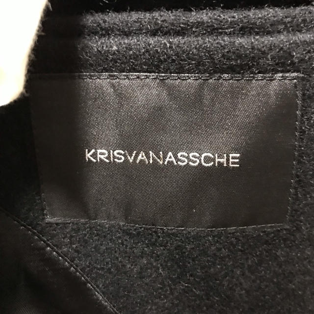 KRIS VAN ASSCHE(クリスヴァンアッシュ)の【KRIS VAN ASSCHE】ウールトレンチコート メンズのジャケット/アウター(トレンチコート)の商品写真