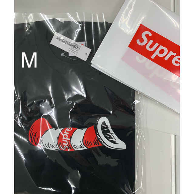 Supreme(シュプリーム)のM Cat in The Hat Tee black ブラック supreme メンズのトップス(Tシャツ/カットソー(半袖/袖なし))の商品写真