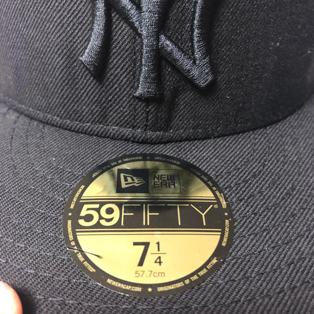 NEW ERA(ニューエラー)のニューエラ NY キャップ ブラック メンズの帽子(キャップ)の商品写真