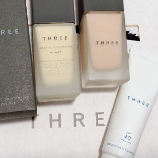 スリー(THREE)のTHREE 3点セット フローレスエシリアルフルイドファンデーション 他(ファンデーション)