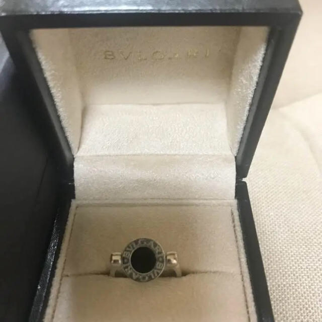 BVLGARI(ブルガリ)のブルガリ オニキス&ダイヤモンド フリップリング レディースのアクセサリー(リング(指輪))の商品写真