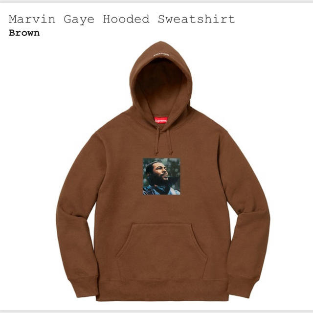 supreme marvin gaye hooded sweatshirt