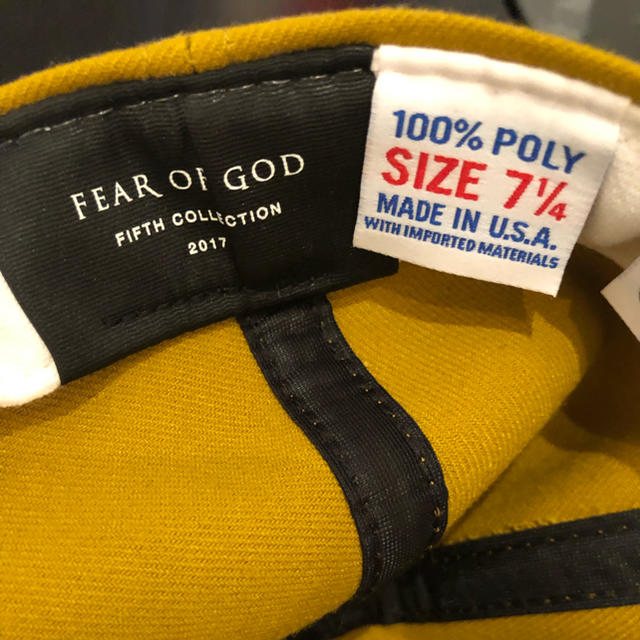 FEAR OF GOD(フィアオブゴッド)のFear of god New Era コラボ  キャップ 7 1/4 メンズの帽子(キャップ)の商品写真