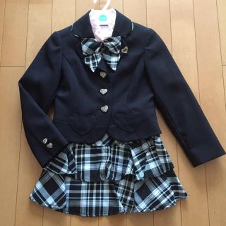 入学式 女の子スーツ 120 美品(ドレス/フォーマル)