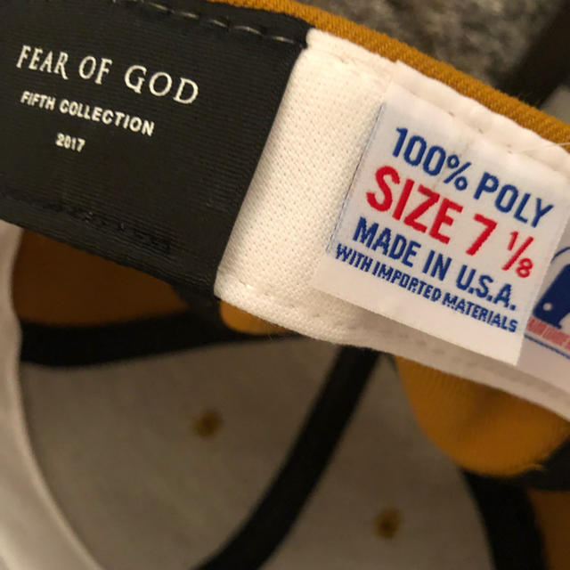 FEAR OF GOD(フィアオブゴッド)のFear of god New Era コラボ キャップ 7 1/8 メンズの帽子(キャップ)の商品写真