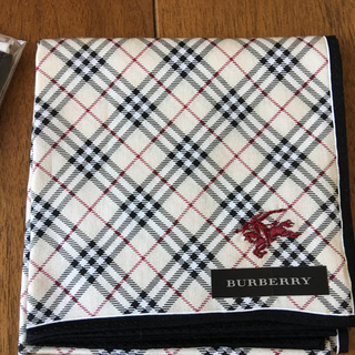 バーバリー(BURBERRY)の新品  バーバリーハンカチ(ハンカチ)