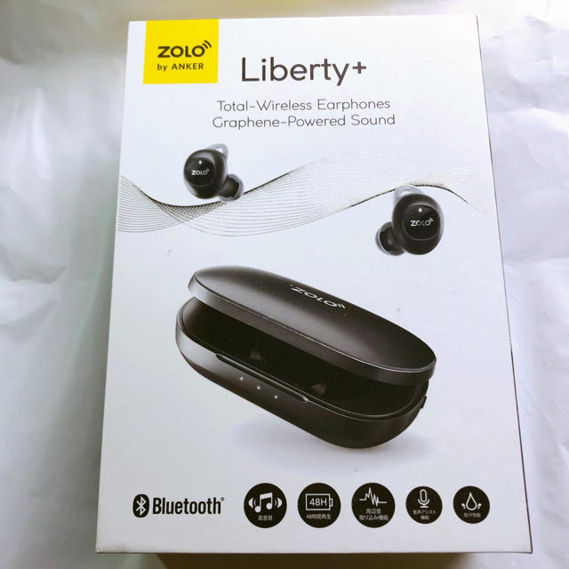 約35時間充電ケース使用時zolo liberty ＋