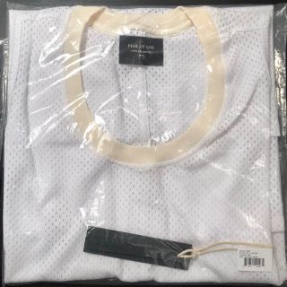 フィアオブゴッド(FEAR OF GOD)のFear of god メッシュ タンクトップ 白 S(タンクトップ)