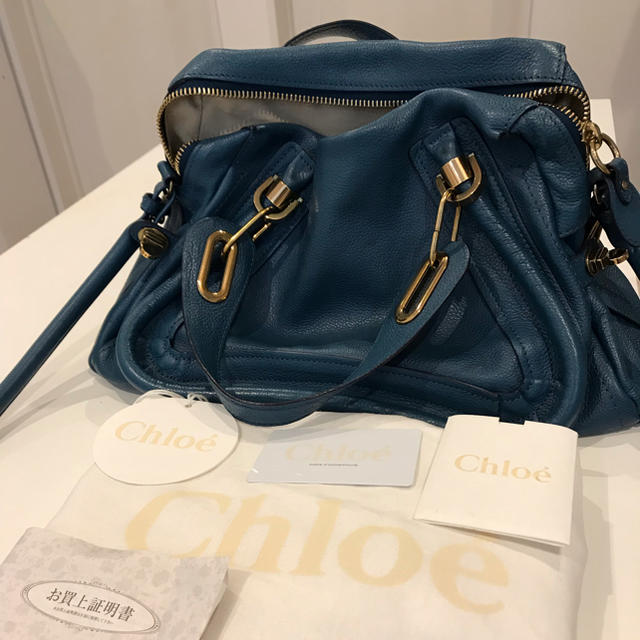 Chloe(クロエ)の【Aki様専用】【Chloe】パラティ ブルー レディースのバッグ(ショルダーバッグ)の商品写真