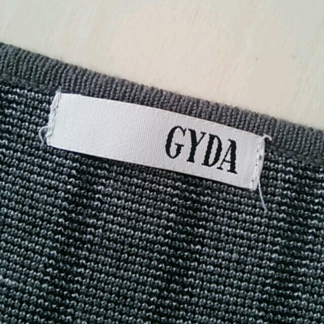 GYDA(ジェイダ)のGYDAスクエアネックストライプトップス レディースのトップス(ニット/セーター)の商品写真