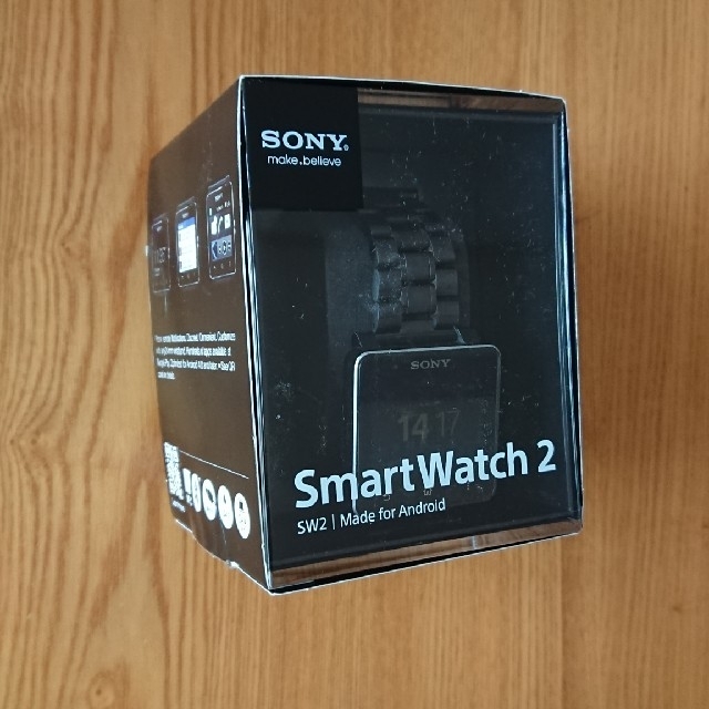 SONY(ソニー)の年末年始特価！sony smart watch 2 sw2 ブラックバンド スマホ/家電/カメラのスマートフォン/携帯電話(その他)の商品写真