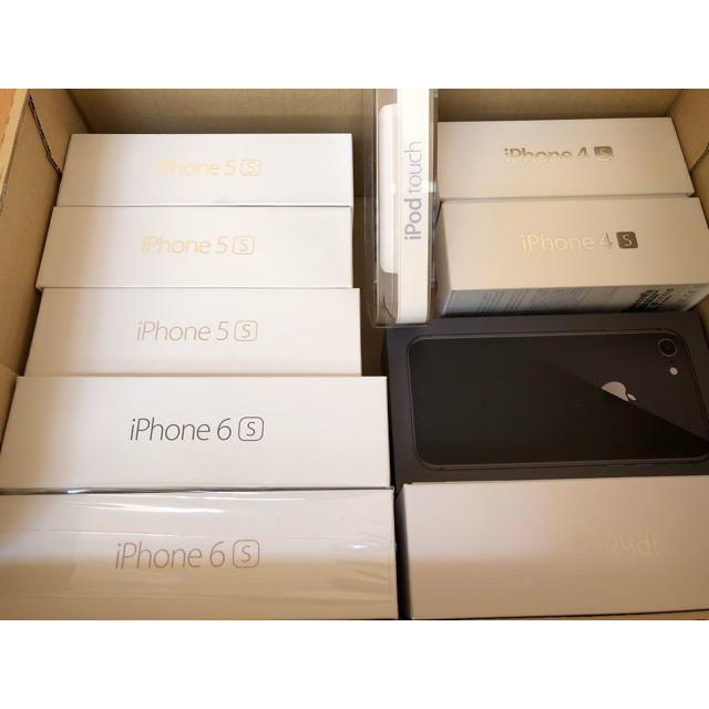 箱のみセットiPhone4s,iPhone5s,iPhone6s,iPhone8