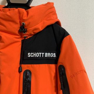 ショット(schott)の【Schott】 ダウンジャケット オレンジ(ダウンジャケット)