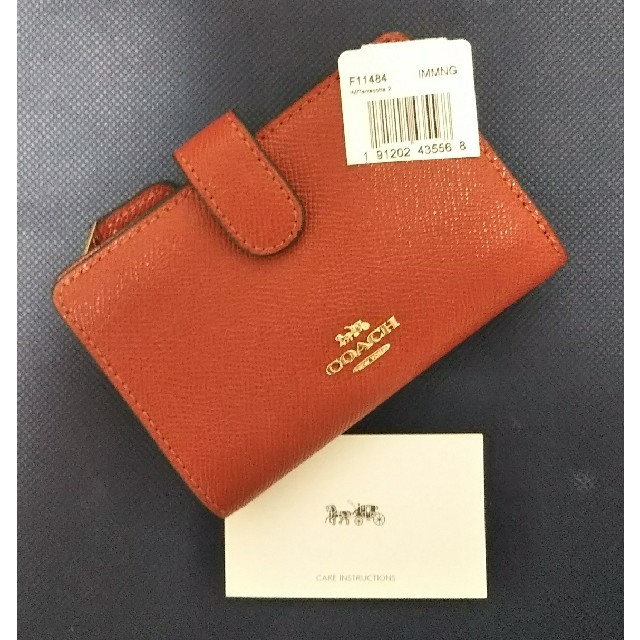 【新品】コーチ COACH 二つ折り財布  F11484