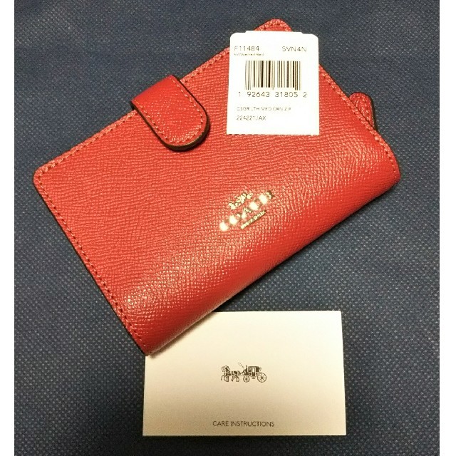 【新品】コーチ COACH 二つ折り財布  F11484