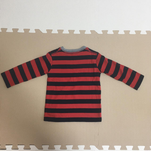 babyGAP(ベビーギャップ)のボーダー ロンT キッズ/ベビー/マタニティのキッズ服男の子用(90cm~)(Tシャツ/カットソー)の商品写真