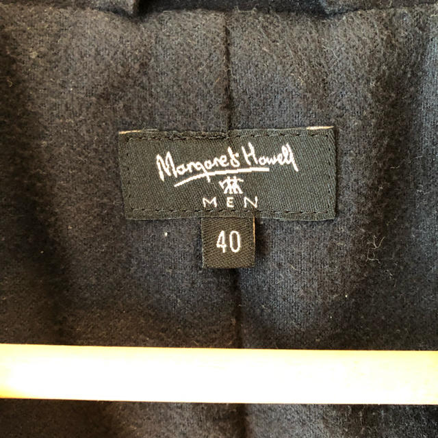 MARGARET HOWELL(マーガレットハウエル)の定価50000相当 マーガレットハウエル Pコート ダークネイビー メンズのジャケット/アウター(ピーコート)の商品写真