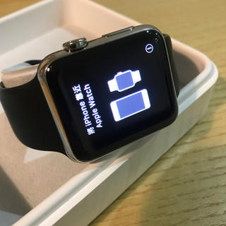 アップル(Apple)のアップル Apple Watch  42mm ステンレス(その他)