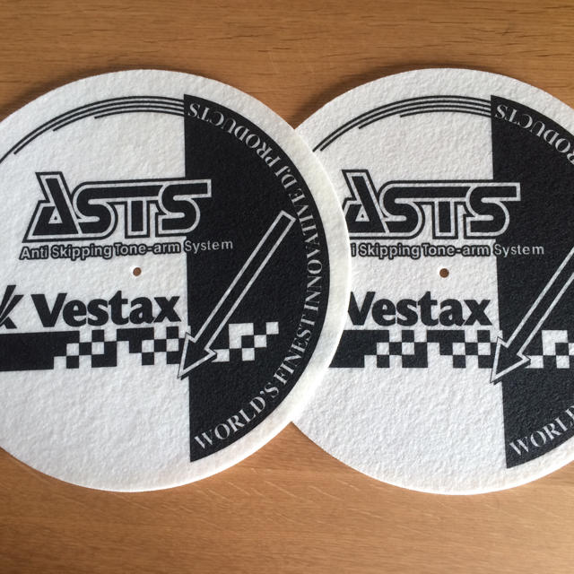 ベスタクス vestax  ASTSスリップマット ペア 楽器のDJ機器(その他)の商品写真