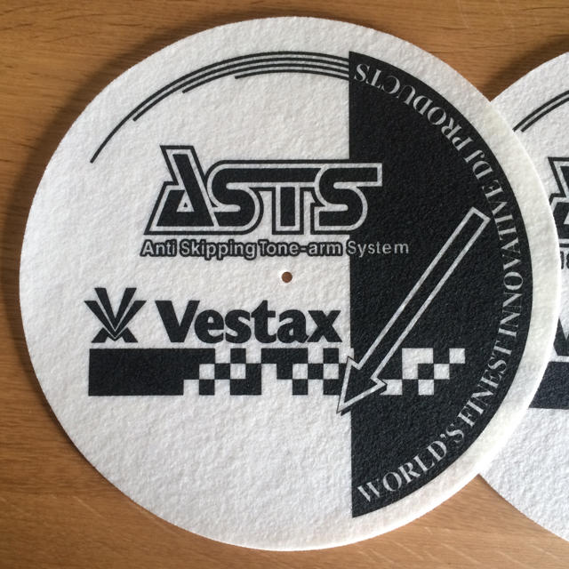 ベスタクス vestax  ASTSスリップマット ペア 楽器のDJ機器(その他)の商品写真