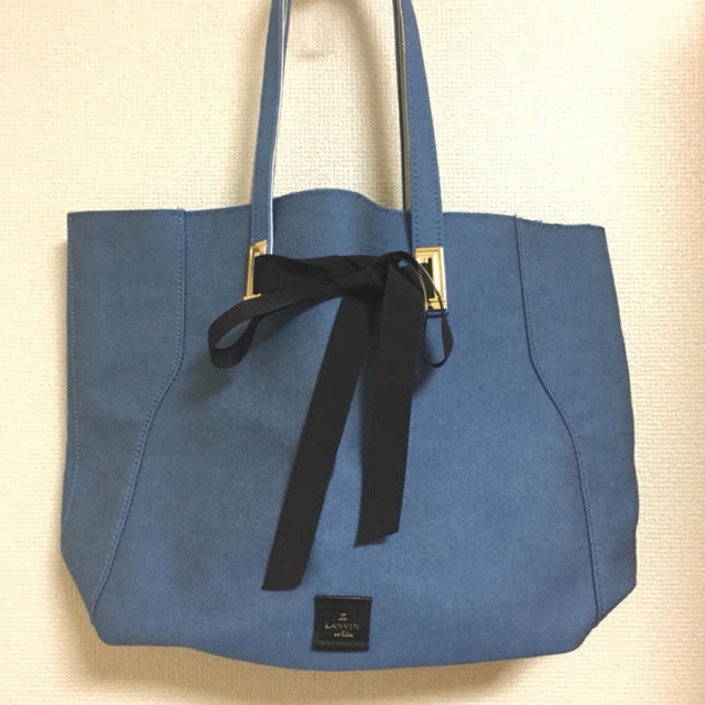 バッグデニムリバーシブルトート LANVIN en Bleu