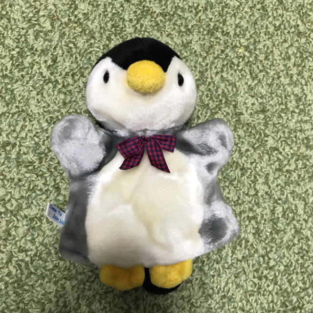 パペット ゾウ、ペンギン キッズ/ベビー/マタニティのおもちゃ(ぬいぐるみ/人形)の商品写真