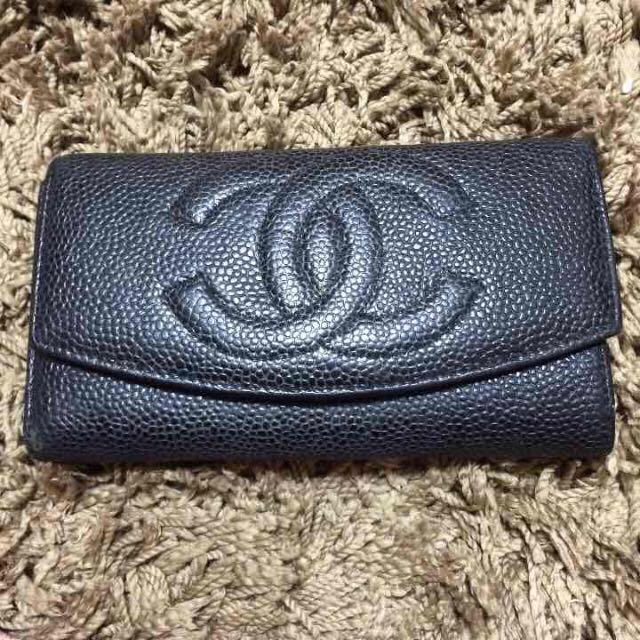 CHANEL(シャネル)のCHANEL♡長財布 キャビアスキン  レディースのファッション小物(財布)の商品写真