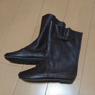 コース(KOOS)の本革 レザーブーツ koos風(ブーツ)