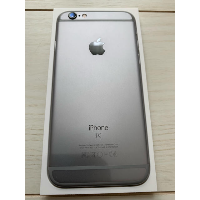 Apple(アップル)のiPhone 6s Space Gray 64GB バッテリー交換済 simフリ スマホ/家電/カメラのスマートフォン/携帯電話(スマートフォン本体)の商品写真