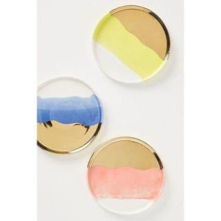 アンソロポロジー(Anthropologie)の【新品未使用】Anthropologie♥可愛いお皿3色セット(食器)