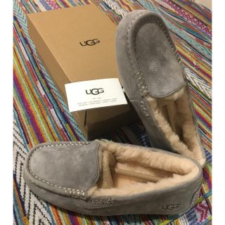 アグ(UGG)のUGG  正規品 アンスレー モカシン スリッポン ライトグレー (スリッポン/モカシン)