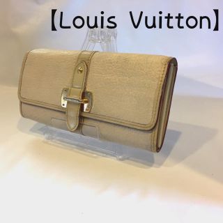 ルイヴィトン(LOUIS VUITTON)の194【高級ライン】ヴィトン 長財布 ファボリ スハリ アイボリー(財布)