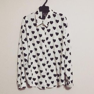 バブルス(Bubbles)のバブルス   ハート柄シャツ(シャツ/ブラウス(長袖/七分))