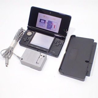 ニンテンドー3DS(ニンテンドー3DS)のC271 NINTENDO 任天堂 3DS 本体 CTR-001 ACアダプタ (携帯用ゲーム機本体)