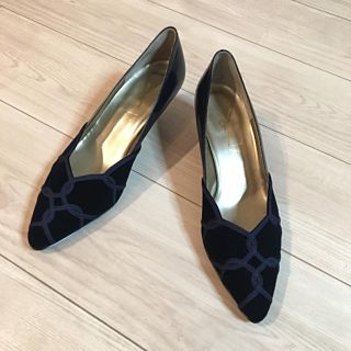 サンローラン(Saint Laurent)のサンローラン スエード×レザー パンプス(ハイヒール/パンプス)