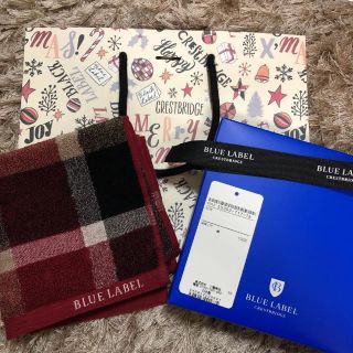 バーバリーブルーレーベル(BURBERRY BLUE LABEL)のブルーレーベルクレストブリッジ タオルハンカチ 新品(ハンカチ)