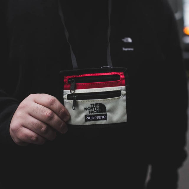  Supreme north face Travel Wallet White 