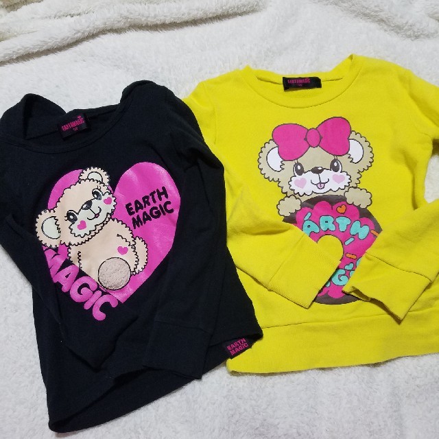 EARTHMAGIC(アースマジック)のミニオン様専用ページです キッズ/ベビー/マタニティのキッズ服女の子用(90cm~)(Tシャツ/カットソー)の商品写真