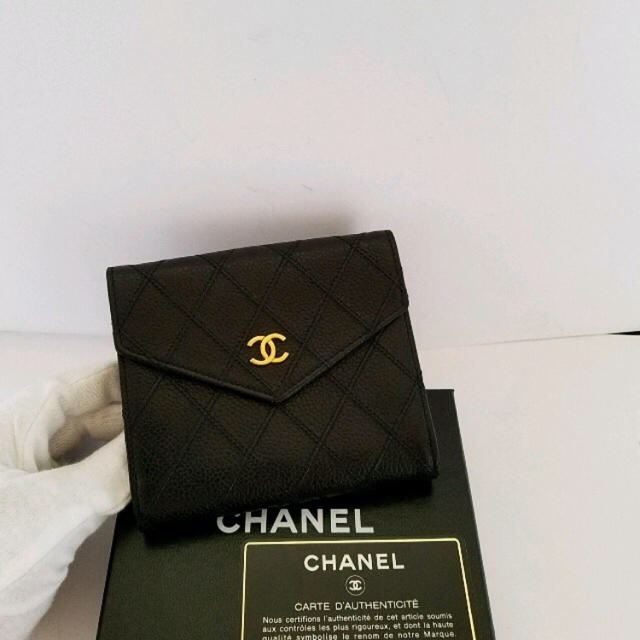 CHANEL 折り財布　ビコローレ