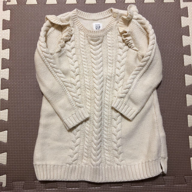 babyGAP(ベビーギャップ)のbaby GAP ニットワンピース キッズ/ベビー/マタニティのベビー服(~85cm)(ワンピース)の商品写真