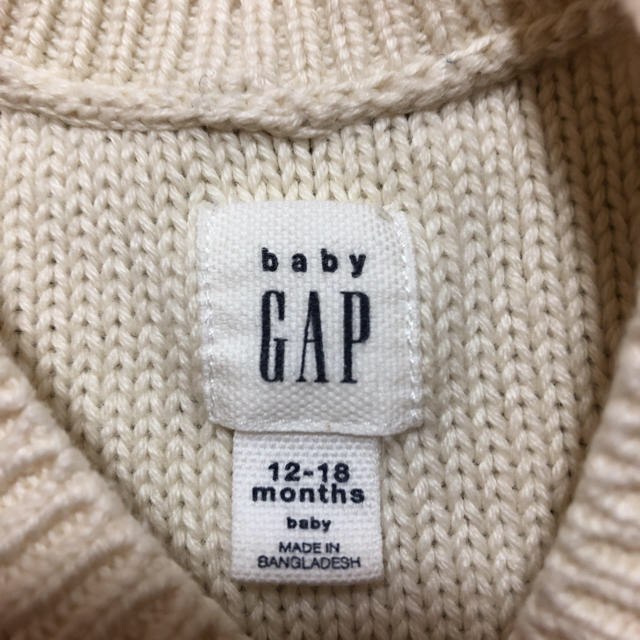 babyGAP(ベビーギャップ)のbaby GAP ニットワンピース キッズ/ベビー/マタニティのベビー服(~85cm)(ワンピース)の商品写真