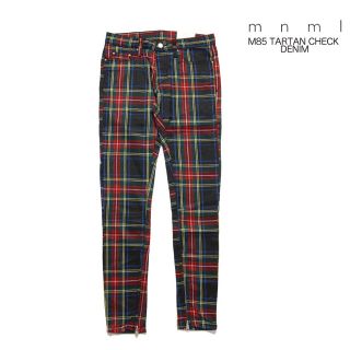 mnml M85 TARTAN CHECK DENIM  28.30(デニム/ジーンズ)