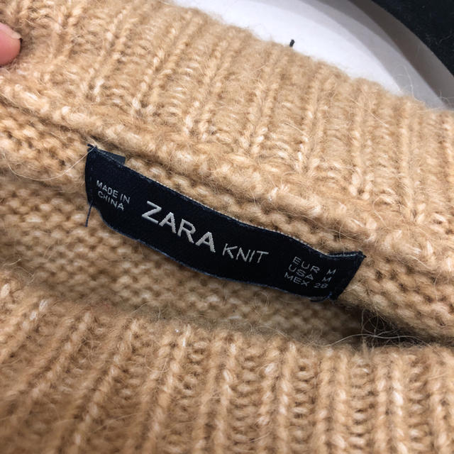 ZARA(ザラ)のZARA ブラウンニット レディースのトップス(ニット/セーター)の商品写真