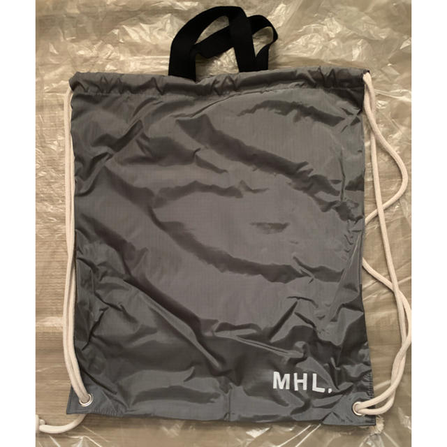 MARGARET HOWELL(マーガレットハウエル)の24日まで・ MHL  ナップサック グレー レディースのバッグ(リュック/バックパック)の商品写真