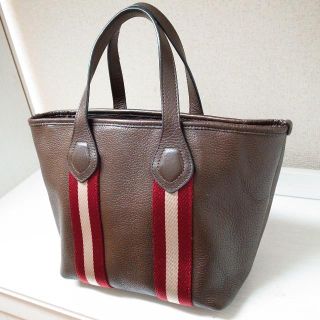 バリー(Bally)の正規品♡美品♡バリー　ハンドバッグ　ブラウン　レザー　バッグ　財布　小物(トートバッグ)