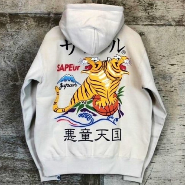 SAPEur販売数最小のZIPUP Hoodie☆悪童天国☆サプール パーカー