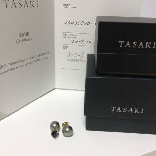 タサキ(TASAKI)のタサキ  TASAKI リファインドリベリオンピアス  黒蝶×ブラックスピネル(ピアス)